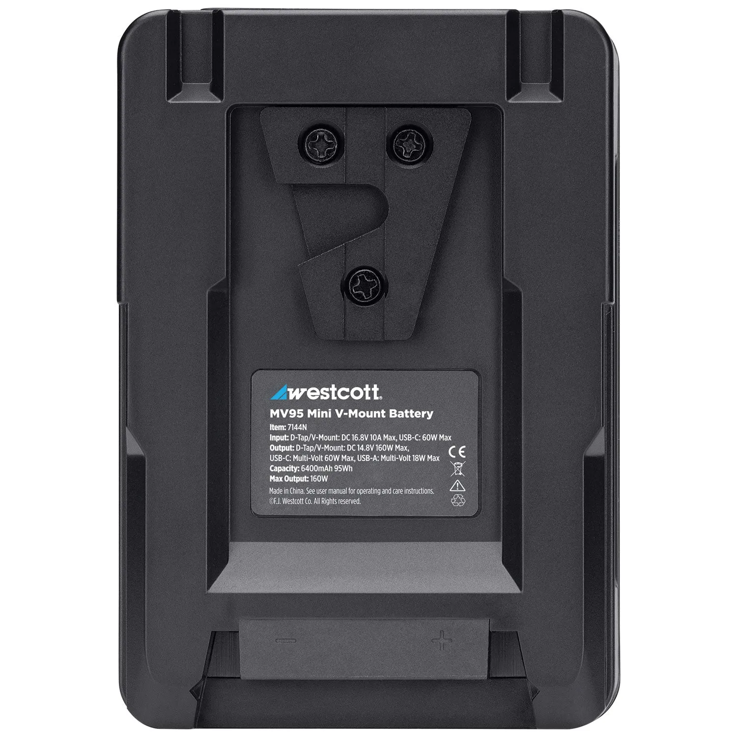 MV95 Mini V-Mount Battery with USB-C (14.8V, 95Wh)
