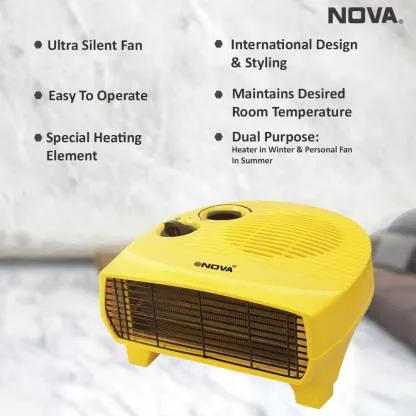 Nova ISI Mark NH 1234 Ultra Silent Fan Room Heater